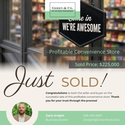 Just sold: Profitable convenience store, $225,000